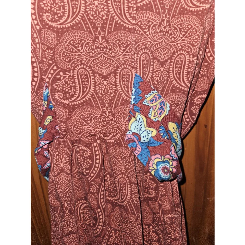 Women's XS Matilda Jane Ariana Paisley Tie Dress